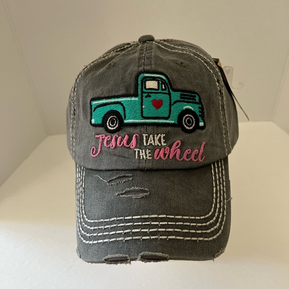 New Kbethos Women’s Vintage “Jesus Take The Wheel” Hat